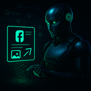 Automatyczny Agent AI zarządzający publikacją postów na Facebooku – wizualizacja Facebook Postera AI