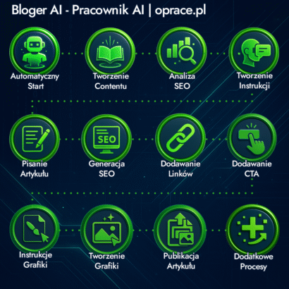 Procesy automatyzacji Pracownika AI - Prowadzenie bloga