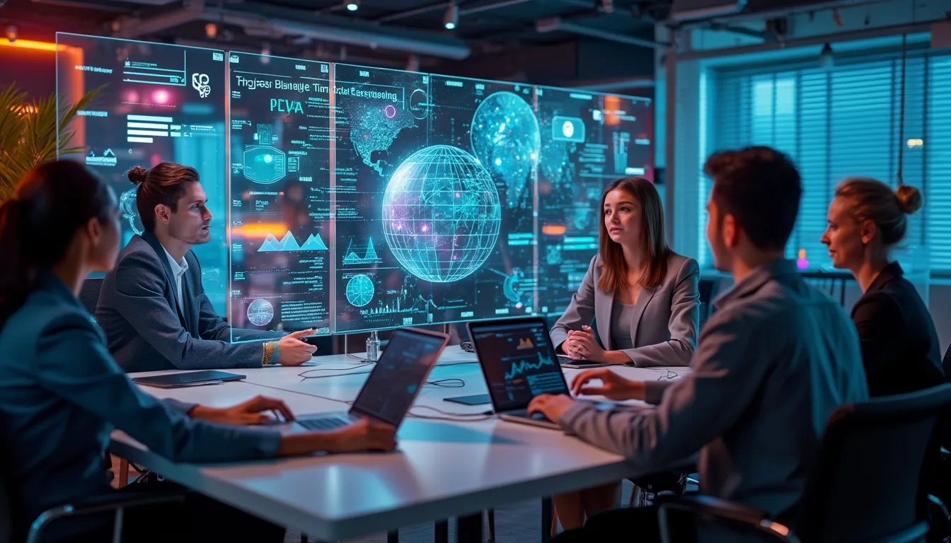 Odkryj, jak AI rewolucjonizuje zarządzanie projektami zdalnymi dzięki automatyzacji, lepszej komunikacji i efektywniejszej analizie ryzyka.