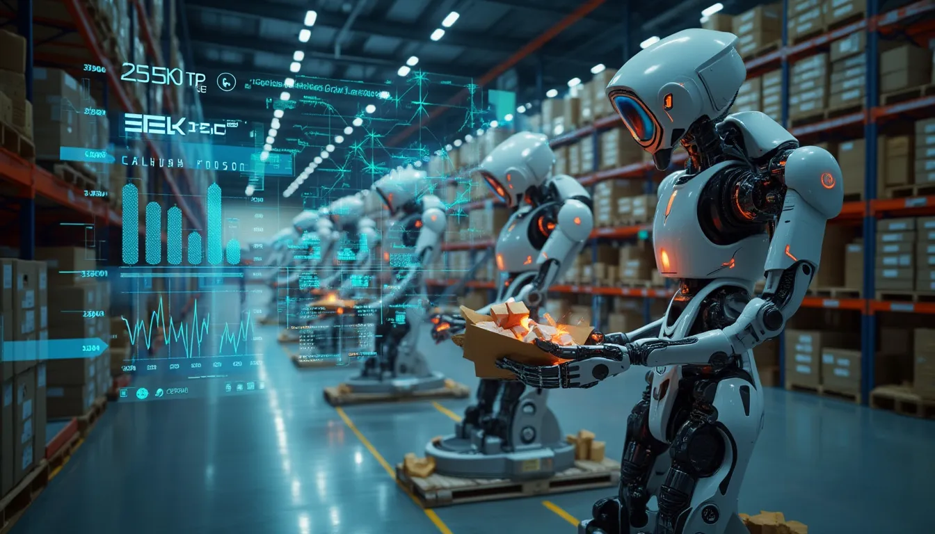 Rozwiązania AI rewolucjonizują magazyny: analiza przepływu towarów, automatyzacja zapasów i roboty. Zwiększ swoją efektywność z AI już dziś!