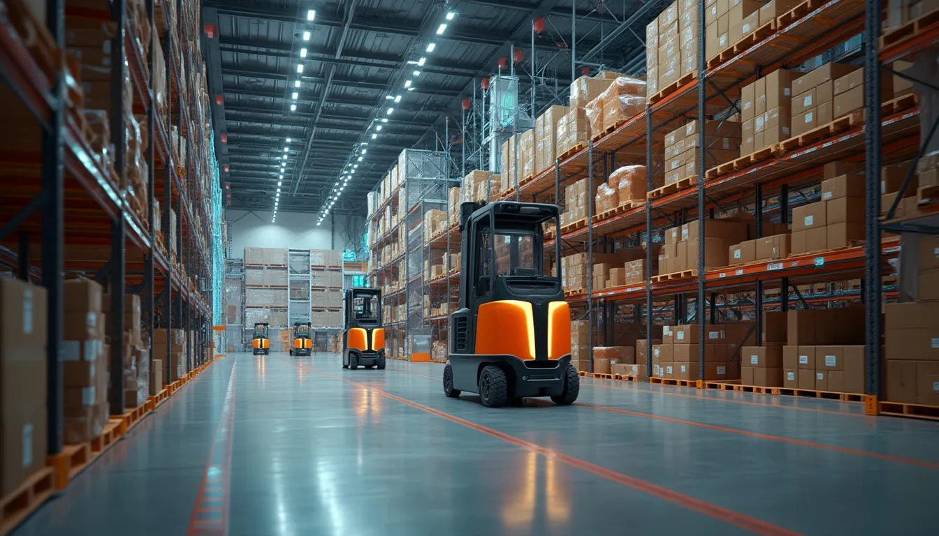 Dowiedz się, jak AI w logistyce i automatyzacja magazynów zwiększają wydajność i redukują koszty. Odkryj przyszłość robotów w łańcuchu dostaw!