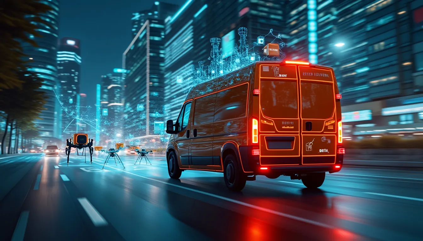 AI optymalizuje trasy dostaw, zarządza flotą i automatyzuje logistykę. Dowiedz się, jak zmienia branżę kurierską.