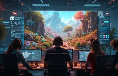 Odkryj, jak sztuczna inteligencja rewolucjonizuje projektowanie gier, wspierając tworzenie realistycznych postaci i fabuł oraz wzmacniając immersję graczy.