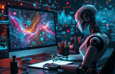 Odkryj, jak AI rozwija kreatywność, wspierając marketing, projektowanie oraz innowacje. Dowiedz się, jak generatywne modele AI zmieniają twórcze profesje.