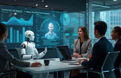 Odkryj, jak AI i automatyzacja zmieniają rekrutację! Dowiedz się, jak systemy AI analizują CV i prowadzą rozmowy wstępne, redefiniując doświadczenie kandydatów.