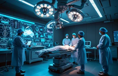 AI zrewolucjonizuje medycynę przez wspomaganie diagnostyki i chirurgii. Sprawdź wpływ AI na bezpieczeństwo pacjentów i efektywność lekarzy.