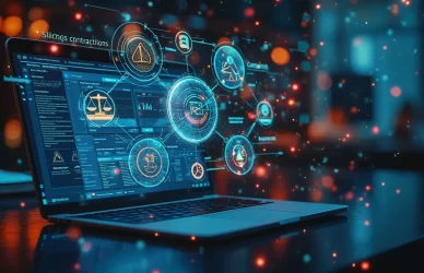 Odkryj, jak AI zmienia prawo: automatyzacja dokumentów, inteligentne kontrakty, wsparcie w sprawach prawnych.