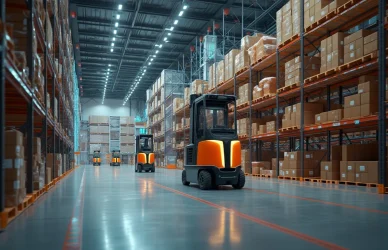 Dowiedz się, jak AI w logistyce i automatyzacja magazynów zwiększają wydajność i redukują koszty. Odkryj przyszłość robotów w łańcuchu dostaw!