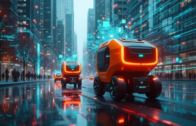 AI rewolucjonizuje logistykę ostatniej mili: automatyzacja, optymalizacja tras i roboty kurierskie usprawniają dostawy, przynosząc innowacje i efektywność.